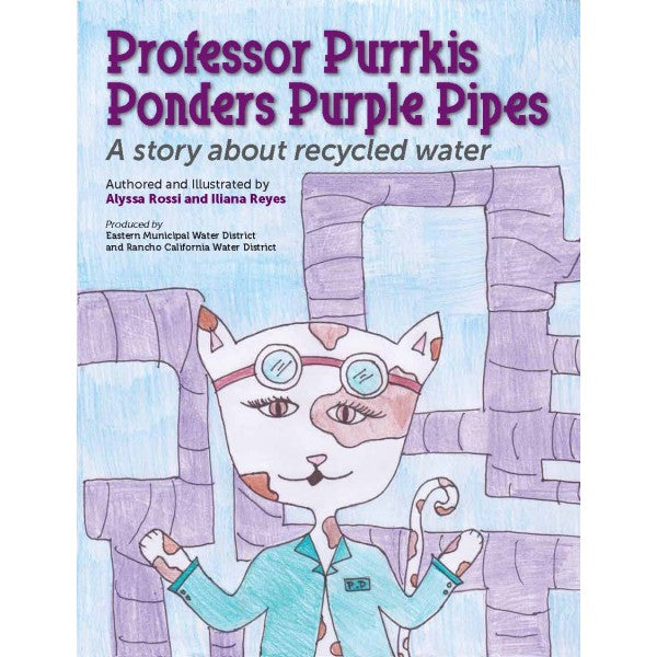 Professor Purrkis Ponders Purple Pipes